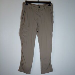 Columbia Pants Omni Shade Sun Protection Cargo Brown Men's Size 32 x 32